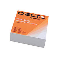 Папір для нотаток Delta D8001, 80х80х20 мм, непроклеєний, білий