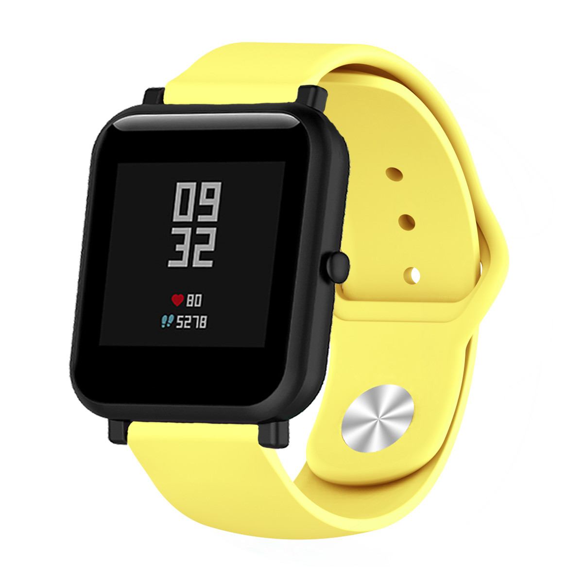 Силіконовий ремінець Sport Nike Youth для Xiaomi Amazfit Bip / Lite / 20 мм Жовтий 1891P