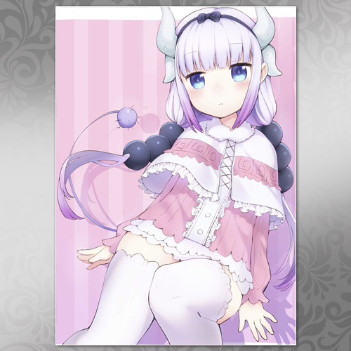 Плакат А3 Аніме Kobayashi-san Chi no Maid Dragon 003, фото 1