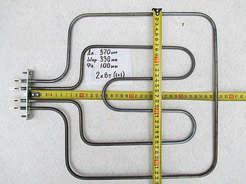 Верхній тен для духовки Електра 2 кВт 370x330 мм