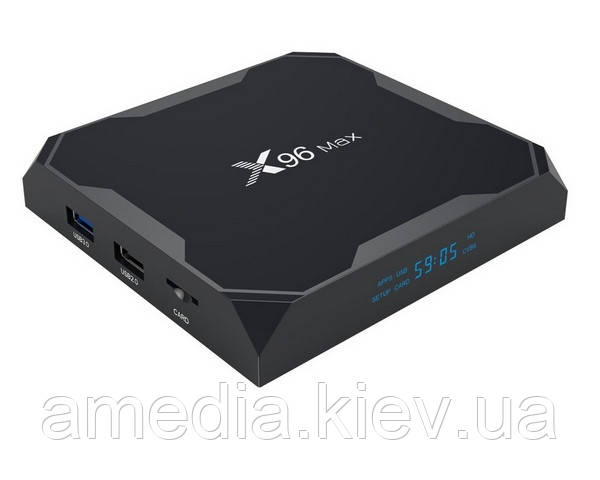 Смарт ТВ Приставка X96 MAX 4гб 32Гб Amlogic S905X2 Смарт Бокс 4-32 tv box x96 Макс Smart box Android 9 - фото 2 - id-p890536541