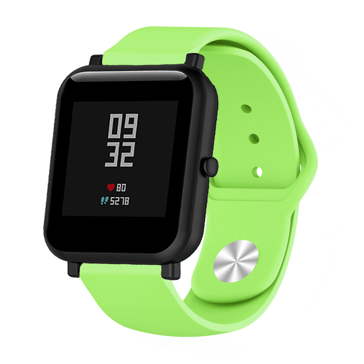 Силіконовий ремінець Sport Nike Youth для Xiaomi Amazfit Bip / Lite / 20 мм Зелений 1891P