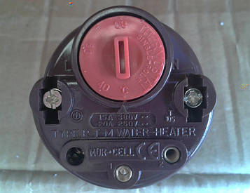 Механічний Терморегулятор R-T-M 15А / 250V (для Тенів), довжина 270мм (червона крутилка) Китай (якість!)