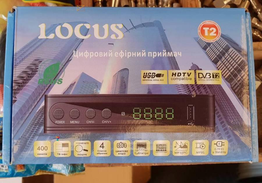 Цифровий ефірний DVB-T2 приймач LOCUS T2 (цифрова приставка телебачення Т2)