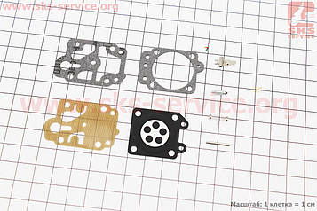 Ремкомплект карбюратора ОLEO MAC SPARTA 25 (повний)