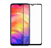 Защитное стекло для Xiaomi Redmi Note 7 / Note 7 Pro / Global Full cover черный 0,3 мм в упаковке