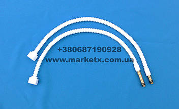 Підводка для змішувачів пластикова. M10x1 / 2 50 см, фото 2