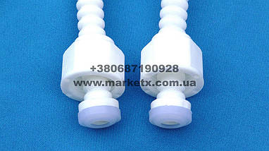 Підводка для змішувачів пластикова. M10x1 / 2 50 см, фото 5