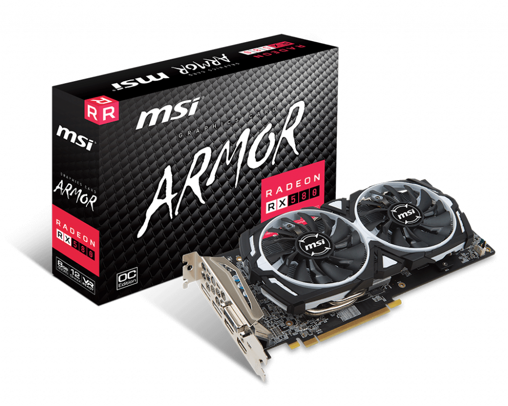 Відеокарта MSI Radeon RX 580 ARMOR 8G OC (RX 580 ARMOR 8G OC), фото 1