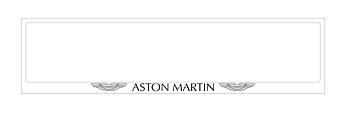 Номерна рамка для авто Aston Martin