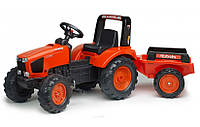 Детский трактор на педалях Falk 2060AB KUBOTA M135GX