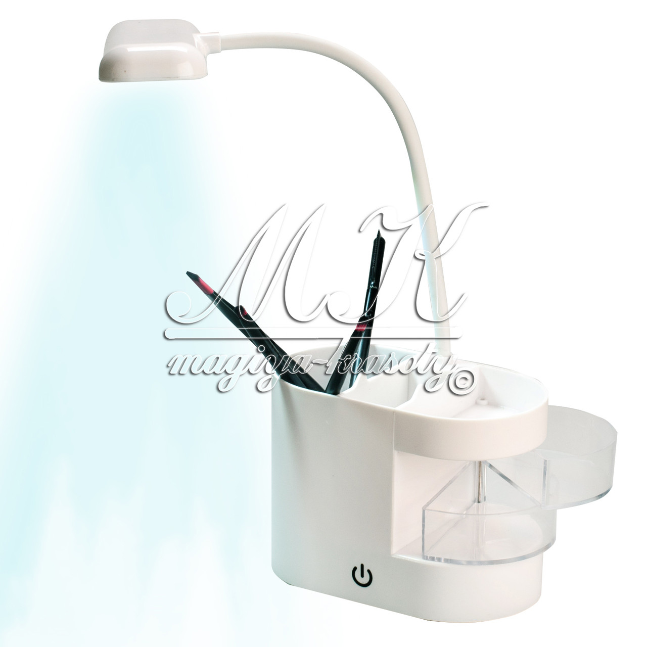 Настільна LED-лампа (сенсорне вмикання) з шухлядами + usb кабель