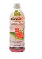 Сок Алоэ Вера с ягодами годжи органический Aloe Goji Benessence ,1л.