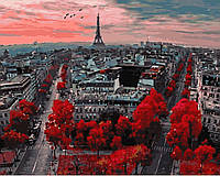 Картина по номерам Алые краски Парижа 40 х 50 см (BK-GX4887)