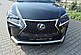 Сплітер дифузор переднього бампера Lexus NX у стилі F-Sport, фото 5