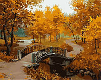 Картина по номерам Осенний парк (мост) 40 х 50 см (MS334)