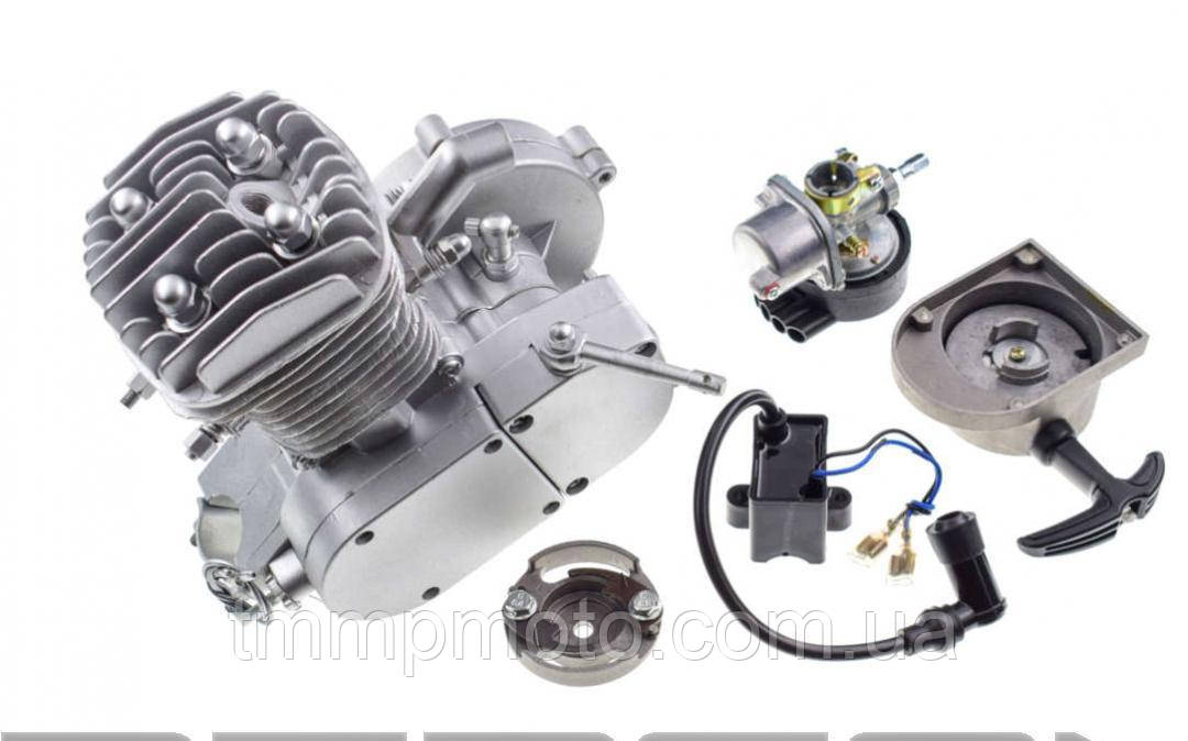 Веломотор ОРІГИНАЛ для велосипеда в зборі з ручним стартером 80 с