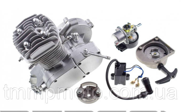 Веломотор ОРІГИНАЛ для велосипеда в зборі з ручним стартером 80 с, фото 1