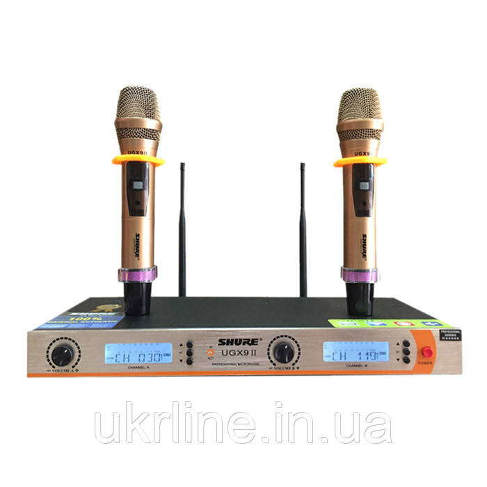 Радіосистема Мікрофон DM UG-X9 II Shure, радіосистема з мікрофонами, радіомікрофони з базою
