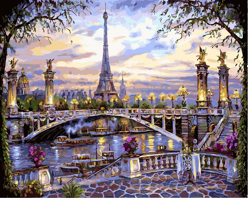 Картина за номерами Спогади про Париж 40 х 50 см (VP397)