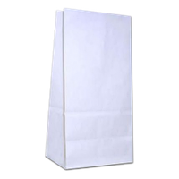 Паперовий пакет на винос 130х80х310 Білий