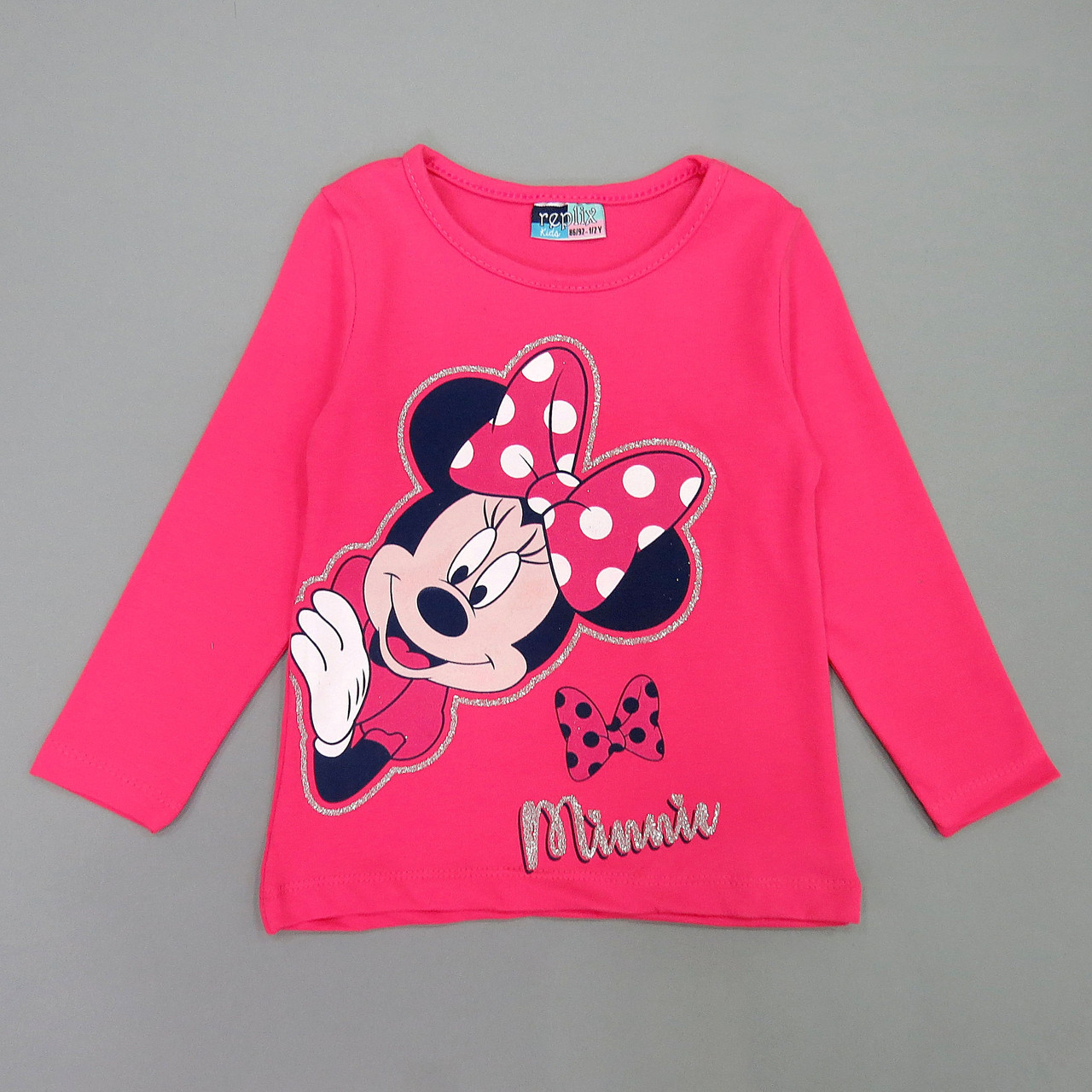 Лонгслив Minnie Mouse для дівчинки. 86-92 см