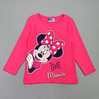 Лонгслив Minnie Mouse для девочки. 86-92 см