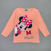 Лонгслив Minnie Mouse для девочки. 86-92 см