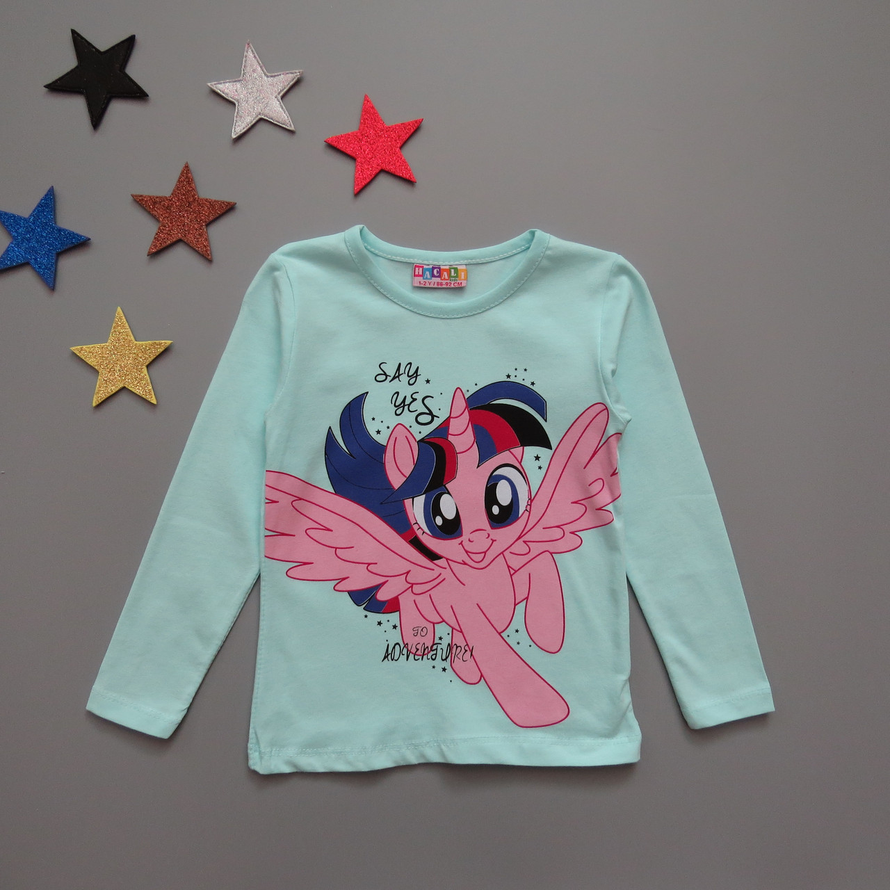 Лонгслив Pony для дівчинки. 86-92 см
