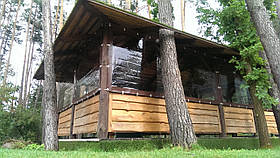М'які вікна на альтанку.