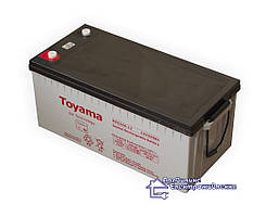 Гелева акумуляторна батарея Toyama NPG200-12 (200АГод)