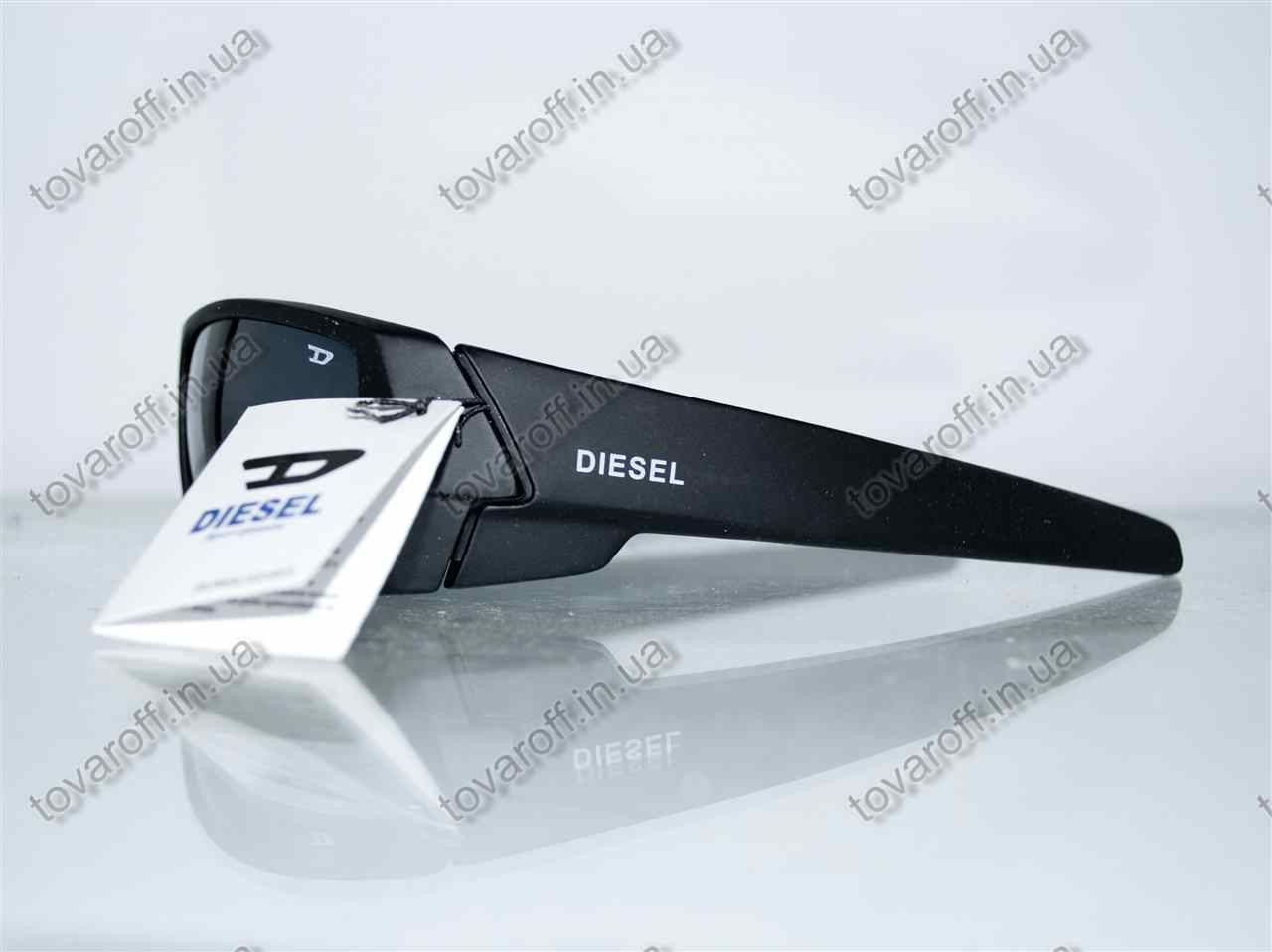 Очки мужские солнцезащитные спортивные Diesel (Дизель) - Черные - 5877 - фото 3 - id-p81843098