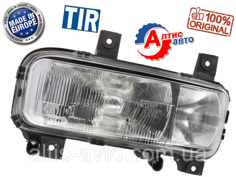Фара Mercedes-Benz Atego 01.98-10.04 лампа H4 Мерседес Атего фари оптика для вантажівок