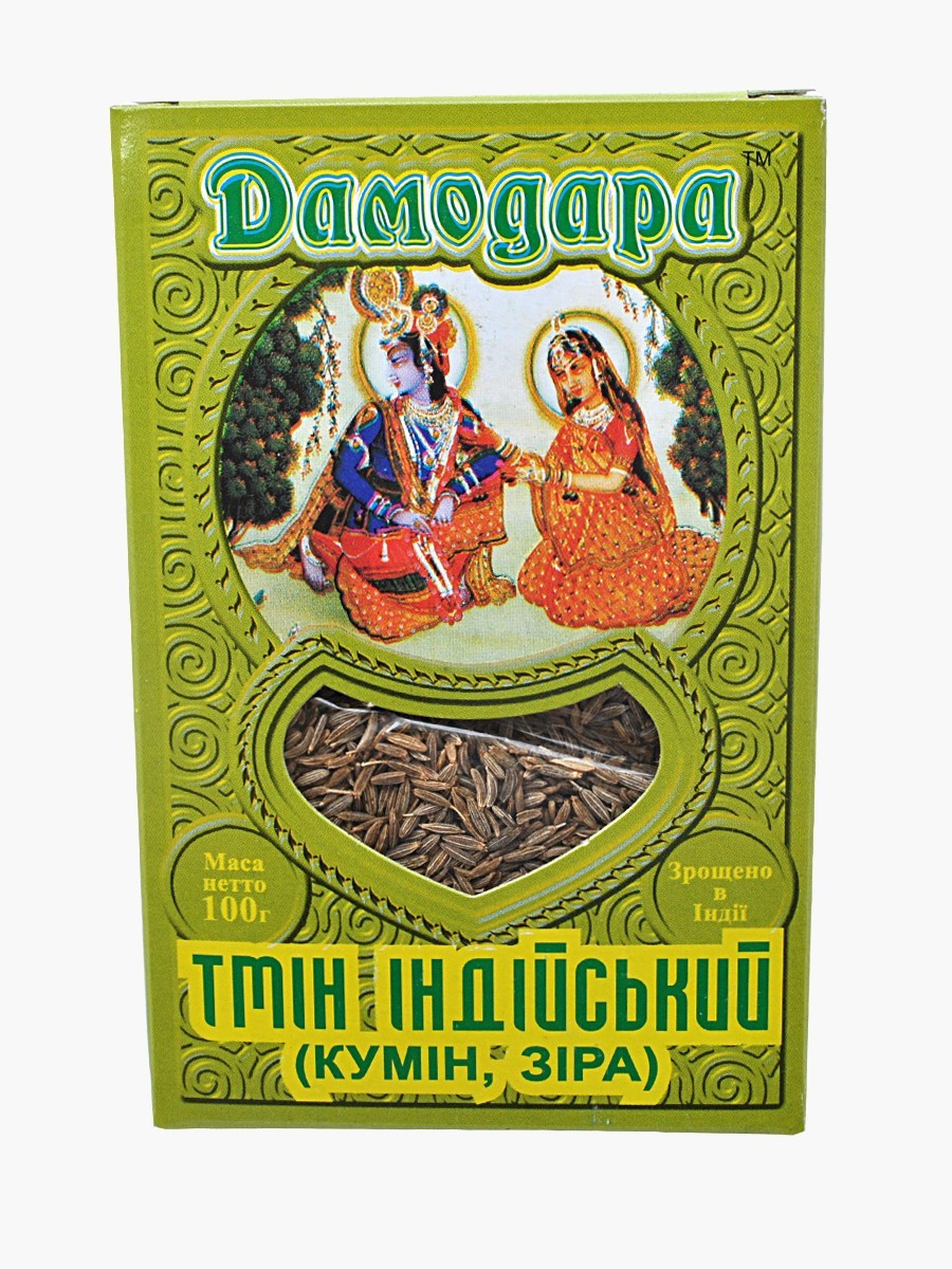 КУМІН (ЗІРА) НАСІННЯ (100ГРМ) ДАМОДАРА