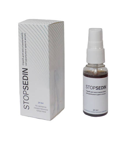 Спрей Стопседин для восстановления седых волос 30 мл, цена 130 грн ...