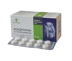 Хондроітин з глюкозаміном 80 таблеток Элитфарм
