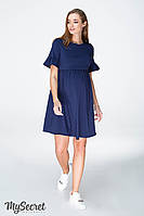Платье для беременных и кормящих EMILY DR-19.061 темно-синее