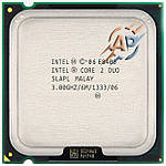Процесор Intel Core 2 Duo E8400 3.0 GHz/6MB/1333MHz LGA775 (Socket 775)