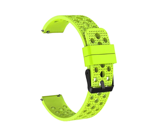Силіконовий ремінець Breathable Fashion для Xiaomi Amazfit Bip / Lite / 20 мм Салатовий 1909P, фото 1