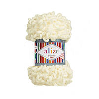 Пряжа Alize Puffy Fine 62 молочний