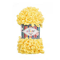 Пряжа Alize Puffy Fine 113 світло-жовтий