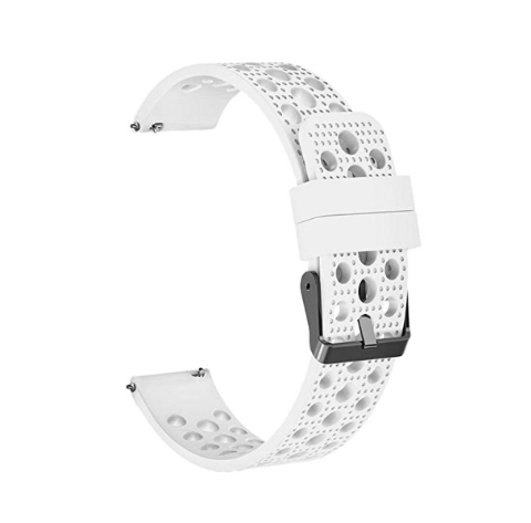 Силіконовий ремінець Breathable Fashion для Xiaomi Amazfit Bip / Lite / 20 мм Білий 1909P