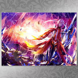 Плакат аніме Вінець грiхiв А3 | Guilty Crown 011