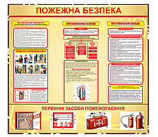 Стенд "Пожежна безпека"  