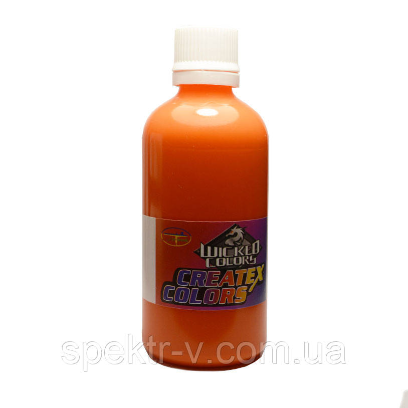 Фарба для аерографа Wicked W004 Orange (жовтогарячий) — 120 мл.
