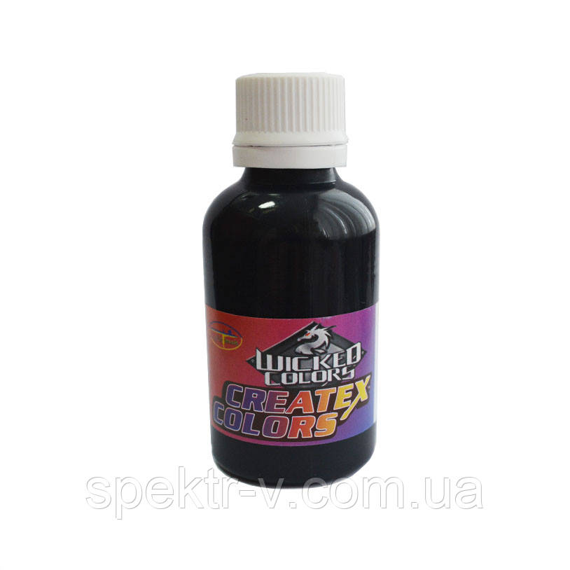 Фарба для аерографа Wicked W002 Black (чорний) — 60 мл.