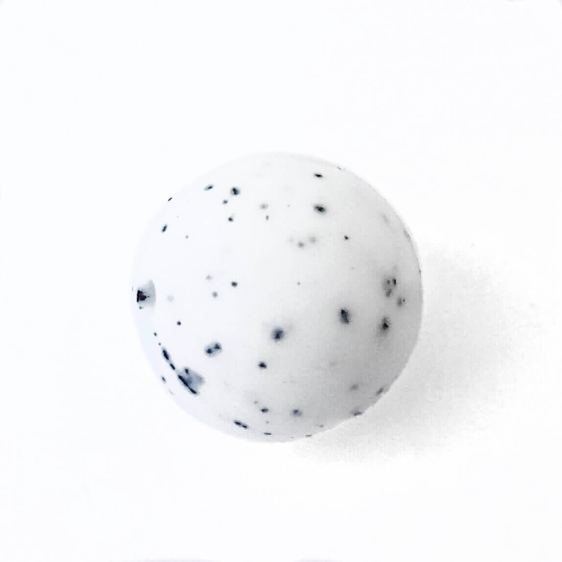 Намистина 19 мм (граніт ) кругла силіконова, фото 1