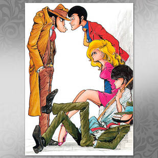 Плакат A4 Аніме Lupin III 001