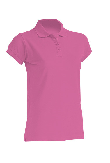 Женская футболка-поло JHK POLO REGULAR LADY цвет розовый (AL) - фото 1 - id-p891267386