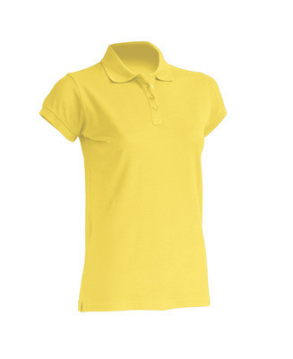 Жіноча футболка-поло JHK POLO REGULAR LADY колір світло-жовтий (LY)